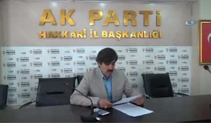 AK Parti Hakkari İl Başkanı Fırat İstifa Etti