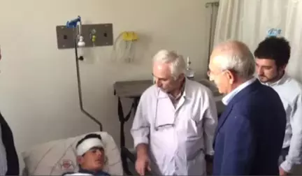 Kemal Kılıçdaroğlu, Traktör Kazasında Yaralanan İşçileri Ziyaret Etti