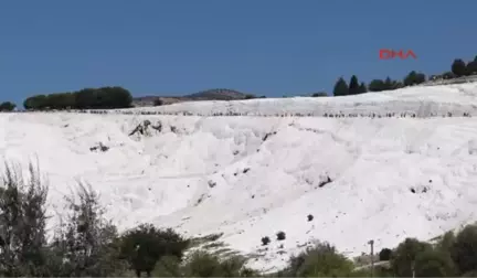 Denizli Pamukkale'de Beyaz Bayram