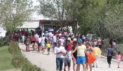 Pamukkale'de Bayram Yoğunluğu