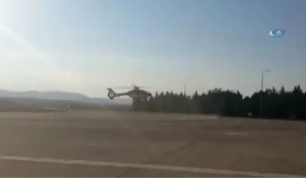 Ambulans Helikopter Minik Mehmet Ali İçin Havalandı