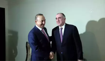 Dışişleri Bakanı Çavuşoğlu, Mevkidaşları Memmedyarov ve Janelidz ile Görüştü