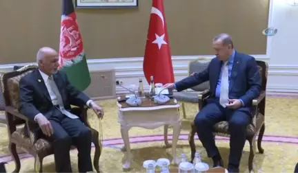 Cumhurbaşkanı Erdoğan, Afganistan Cumhurbaşkanı ile Görüştü