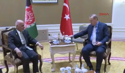 Cumhurbaşkanı Erdoğan, Afganistan Cumhurbaşkanı Gani ile Görüştü