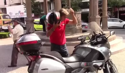 Motosikletten Önce Kask Alın