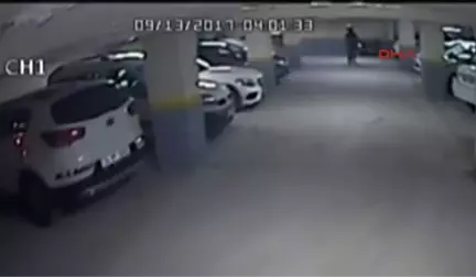 Kapalı Otoparktan Motosikleti Böyle Çaldılar