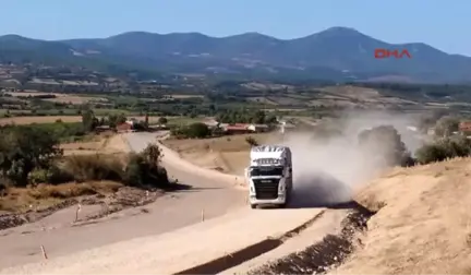 Çanakkale Köylülerin Yoldan Kalkan Toz Tepkisi