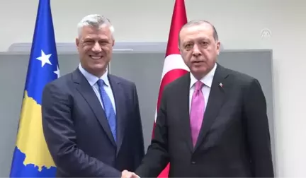 Cumhurbaşkanı Erdoğan, Kosova Cumhurbaşkanı Taçi ile Görüştü - New