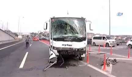 Tem Otoyolundaki Kaza Trafiği Kilitledi