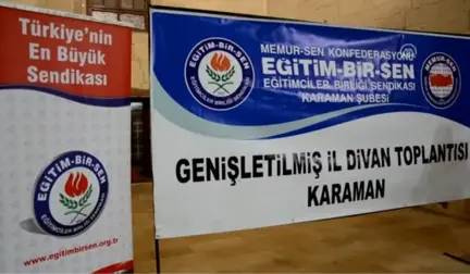 Karaman'da Eğitim-Bir-Sen Toplantısı