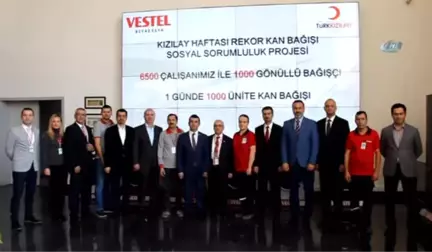 Vestel'den Rekor Kan Bağışı Kampanyası