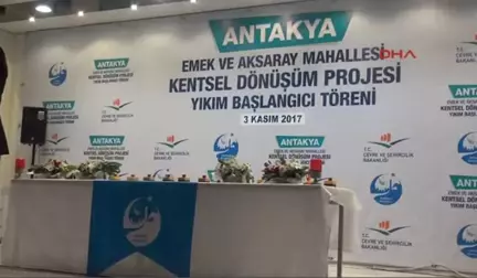 Hatay Bakan Özhaseki, Vatandaşların Mağdur Olduğunu Öğrenince Kentsel Dönüşümü Başlatmadı