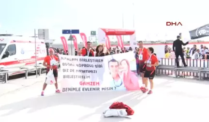 İstanbul Maratonu'nda Evlenme Teklifi