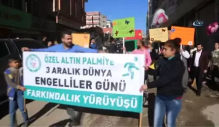 Silopi'de Engelliler, Engelsiz Yaşam İçin Yürüdü