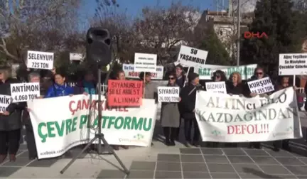 Çanakkale Altın Madenine Harmandalı ve Zeybekli Tepki