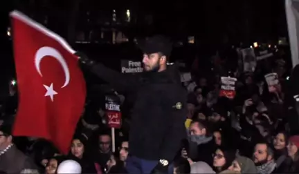 Londra'da Türk Bayraklı 'Kudüs' Protestosu