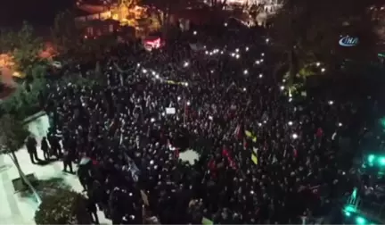 Malatya'da Binlerce Vatandaş Kudüs İçin Yürüdü