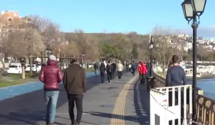 Yağmur Sonrası Açan Güneş Vatandaşları Sokağa Döktü