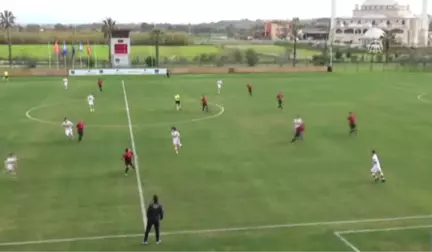 Hazırlık Maçı - Türkiye 18 Yaş Altı Milli Futbol Takımı, Karadağ'ı 2-1 Yendi