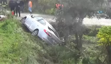 Kontrolünü Kaybettiği Otomobille Yol Kenarındaki Çukura Düştü: 1 Ölü, 2 Yaralı