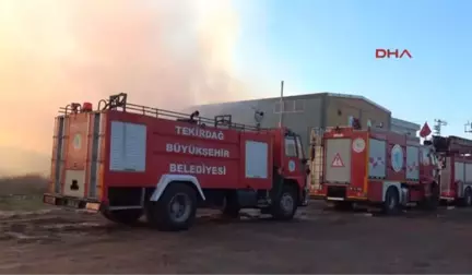 Tekirdağ'da Mobilya Fabrikasında Yangın