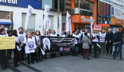 İzmir Eğitim İş'ten Cinsel İstismar Protestosu