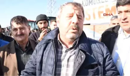 Eskişehir Termik Santrale Traktörlü Tepki