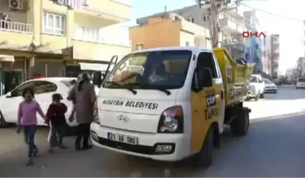 Mardin Nusaybin'de 'Çöp Taksi' Uygulaması