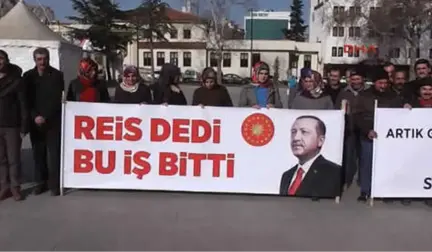 Tokat'ta Taşeron İşçilerden Davullu Zurnalı Kadro Kutlaması