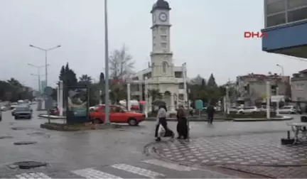 Manisa Kırkağaç'ın Yüksek Kesimleri Beyaza Büründü