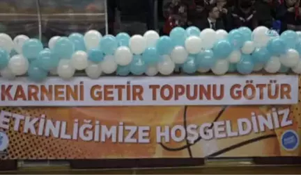 Denizli'de 5 Bin Öğrenciye Karne Hediyesi 5 Bin Basket Topu