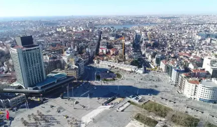 Taksim Camii'nin İnşaatındaki Son Durum Havadan Görüntülendi