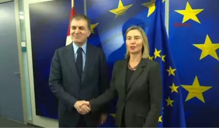 AB Bakanı Çelik Federica Mogherini ile Görüştü