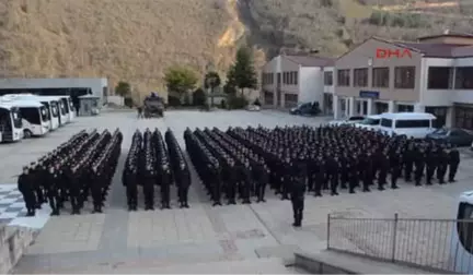 Trabzon'da Polis Okulu Öğrencilerinden Afrin Mesajı