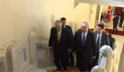 Dışişleri Bakanı Mevlüt Çavuşoğlu ve ABD'li Mevkidaşı Rex Tillerson Görüştü