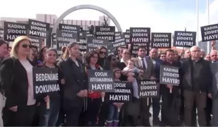 Antalya'da Çocuk İstismarı Protesto Edildi