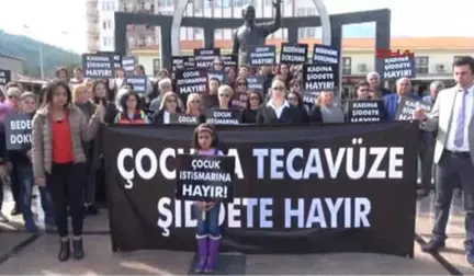 Antalya Kemer'de Çocuk İstismarı ve Kadına Şiddet Protesto Edildi