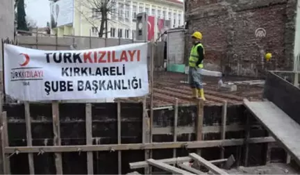 Türk Kızılayı Kırklareli Şube Binasının Temeli Atıldı