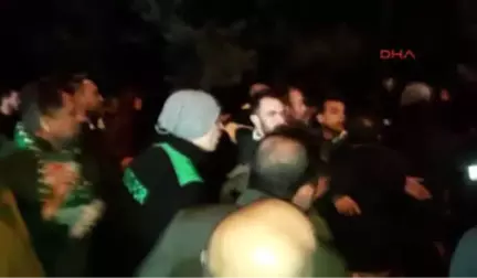 Bursaspor'a Protestolu Karşılama