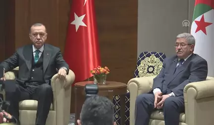 Cumhurbaşkanı Erdoğan Cezayir'de