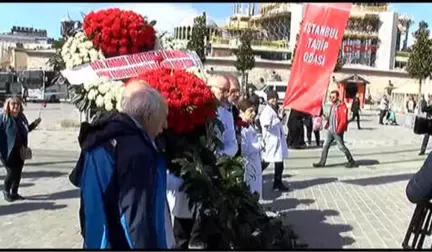 Taksim'de 14 Mart Tıp Bayramı Kutlaması