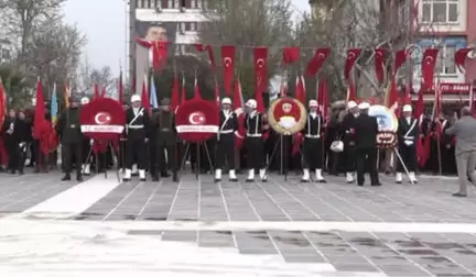 18 Mart Şehitleri Anma Günü ve Çanakkale Deniz Zaferi'nin 103. Yıl Dönümü -Atatürk Anıtı'na Çelenk