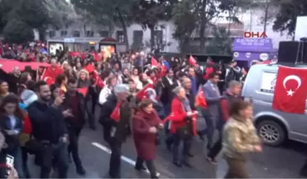 Çanakkale Meşaleler Çanakkale Şehitleri İçin Yandı