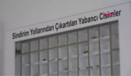 Antalya Çocukların Yuttuğu Cisimlerden Koleksiyon Yaptı