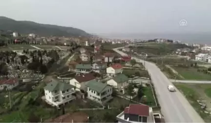 Çınarcık'ta Toprak Kayması Yaşanan Bölge Havadan Görüntülendi