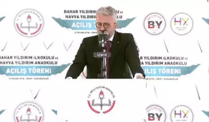 Milli Eğitim Bakanı Yılmaz: 