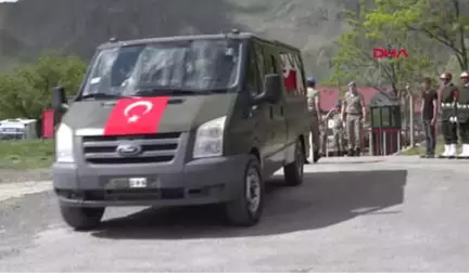 Hakkari Kuzey Irak Şehitleri, Hakkari'den Törenle Memleketlerine Uğurlandı Hd