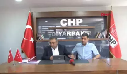 Diyarbakır CHP'li Tanrıkulu Diyarbakır ve Bölgenin, Erdoğan ve AK Parti'ye Kırmızı Kart Göstermesi...