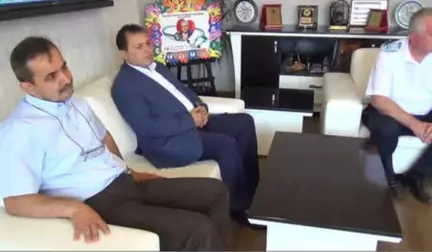 Göçükte Kalan Maden İşçilerine Geçmiş Olsun Ziyareti