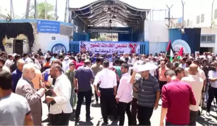 Unrwa'nın Hizmetlerinde Kısıtlamaya Gitmesi Protesto Edildi